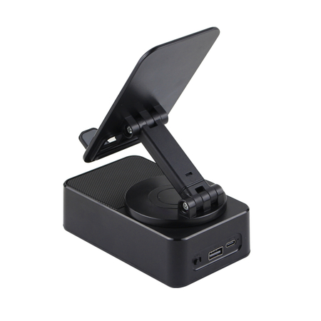 Ηχεἰο With Phone Stand Kisonli m2, Bluetooth, fm, Black - 22274