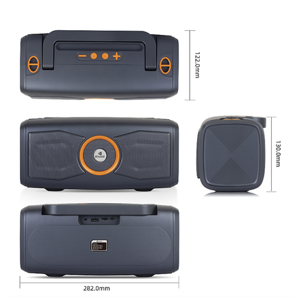 Ηχεἰο Kisonli к2, Bluetooth, Usb, sd, fm, Γκρι - 22292