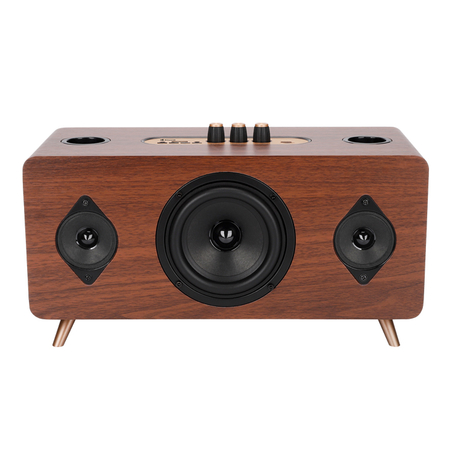 Ηχεἰο Kisonli G105, Karaoke, Bluetooth, Usb, sd, Aux, Καφέ - 22304