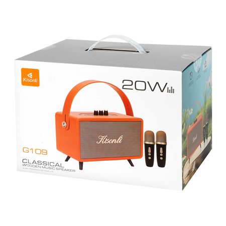 Ηχεἰο Kisonli G109, Karaoke, Bluetooth, Usb, sd, Aux, Διαφορετικα Χρωματα - 22307