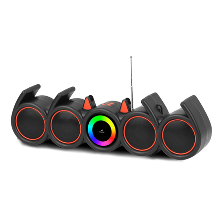 Ηχεἰο Kisonli led-918, Bluetooth, Usb, sd, Rgb, Aux, fm, Μαυρο - 22317