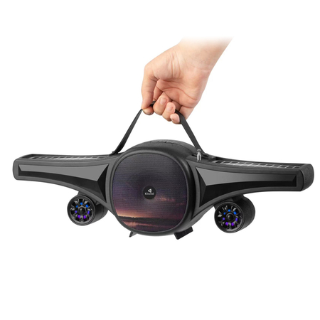 Ηχεἰο Kisonli b6, Bluetooth, Solar, Usb, sd, fm, Μαυρο - 22321