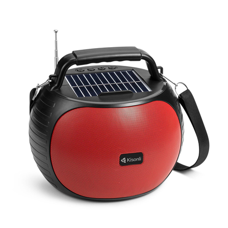 Ηχεἰο Kisonli sc-22, Bluetooth, Solar, Usb, sd, Aux, Διαφορετικα Χρωματα - 22322