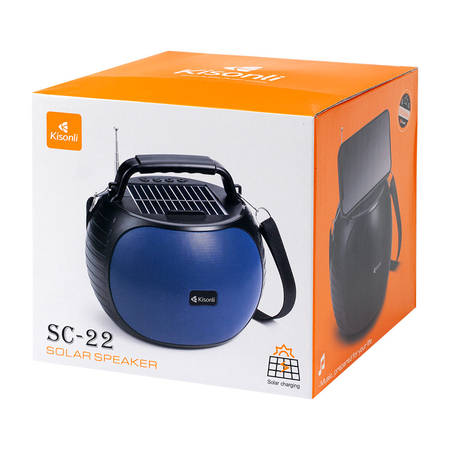 Ηχεἰο Kisonli sc-22, Bluetooth, Solar, Usb, sd, Aux, Διαφορετικα Χρωματα - 22322