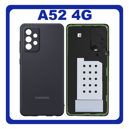HQ OEM Συμβατό Με Samsung Galaxy A52 (SM-A525F, SM-A525F/DS) Rear Back Battery Cover Πίσω Κάλυμμα Καπάκι Πλάτη Μπαταρίας Awesome Black Μαύρο (Premium A+​)