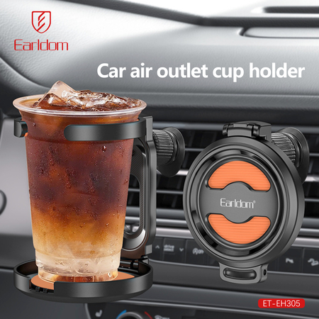 Universal Ποτηροθήκη Earldom et-Eh305, για Αυτοκίνητο, Μαύρο - 17893