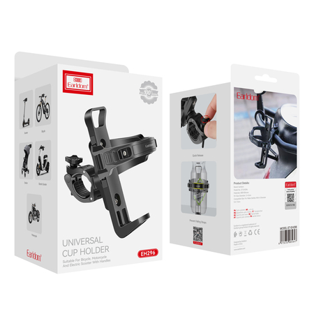Universal Θήκη για Μπουκάλια Ποδηλάτου Earldom et-Eh296, Μαυρο - 17895
