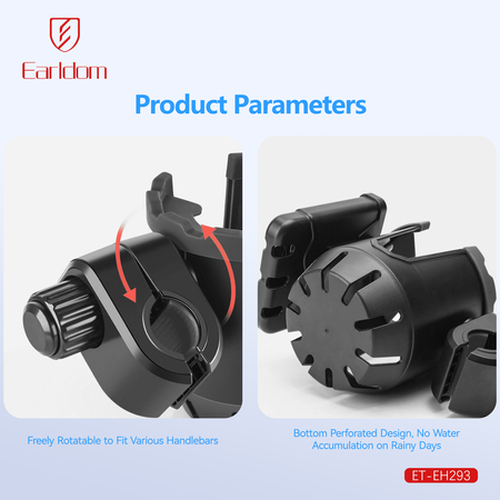 Universal Θήκη για Μπουκάλια Ποδηλάτου, Earldom et-Eh293,μαυρο - 17896