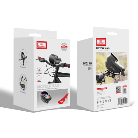 Universal Βάση Στήριξης Ποδηλάτου για Κινητό Earldom et-s8, Μαυρο - 17901