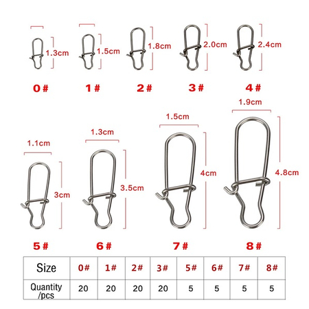 Σετ Παραμάνες Ψαρέματος σε Θήκη - 100pcs - 831810