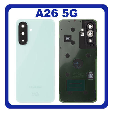 Γνήσια Original Samsung Galaxy A26 5G (SM-A266E, SM-A266E/DS) Rear Back Battery Cover Πίσω Καπάκι Πλάτη Μπαταρίας Mint Πράσινο GH82-37020C (Service Pack By Samsung)