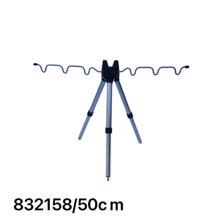 Βάση Στήριξης Καλαμιών 6 Θέσεων - Μεταλλική - 50cm - 832158