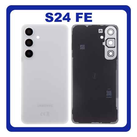 Γνήσια Original Samsung Galaxy S24 FE (SM-S721B, SM-S721B/DS) Rear Back Battery Cover Πίσω Καπάκι Πλάτη Μπαταρίας Gray Γκρι GH82-35832B (Service Pack By Samsung)