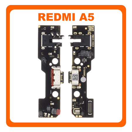 HQ OEM Συμβατό Με Xiaomi Redmi A5 (25028PC03G, 25028RN03A), USB Type-C Charging Dock Connector Flex Sub Board, Καλωδιοταινία Υπό Πλακέτα Φόρτισης + Microphone Μικρόφωνο (Premium A+)