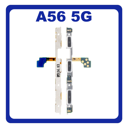 Γνήσια Original Samsung Galaxy A56 5G (SM-A566V, SM-A566B) Power Key Flex Cable On/Off + Volume Key Buttons Καλωδιοταινία Πλήκτρων Εκκίνησης + Έντασης Ήχου GH59-15852A (Service Pack By Samsung)