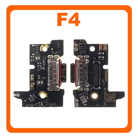 Γνήσια Original Poco F4 (22021211RG, 22021211RI) USB Type-C Charging Dock Connector Flex Sub Board, Καλωδιοταινία Υπό Πλακέτα Φόρτισης + Microphone Μικρόφωνο 56000LL11R00 (Service Pack By Xiaomi)