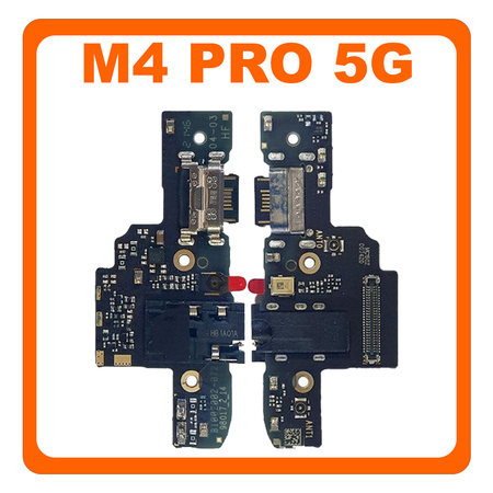Γνήσια Original Poco M4 Pro 5G (21091116AG, MZB0BGVIN) USB Type-C Charging Dock Connector Flex Sub Board, Καλωδιοταινία Υπό Πλακέτα Φόρτισης + Microphone Μικρόφωνο + Audio Jack 560002K16A00 (Service Pack By Xiaomi)