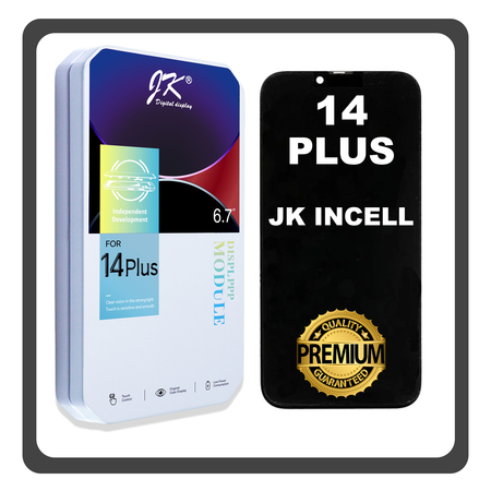 HQ OEM Συμβατό Με Apple iPhone 14 Plus, iPhone14 Plus (A2886, A2632), JK InCell LCD Display Screen Assembly Οθόνη + Touch Screen Digitizer Μηχανισμός Αφής Black Μαύρο (Premium A+)
