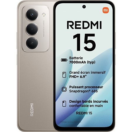Xiaomi Redmi 15 256gb Rom/8gb ram Titan Gray eu