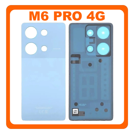 Γνήσια Original Xiaomi Poco M6 PRO 4G (2312FPCA6G) Rear Back Battery Cover Πίσω Κάλυμμα Καπάκι Πλάτη Μπαταρίας Blue Μπλε 5600050N6P00 (Service Pack By Xiaomi)