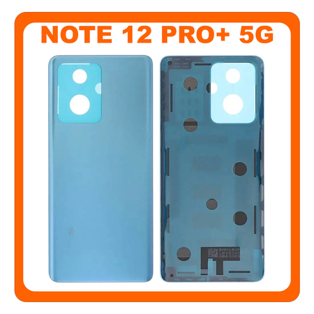 Γνήσια Original Redmi Note 12 Pro Plus 5G, Redmi Note 12 Pro+ 5G (22101316UCP, 22101316UG), Rear Back Battery Cover Πίσω Καπάκι Πλάτη Μπαταρίας Blue Μπλε 1610111000620B (Service Pack By Xiaomi)