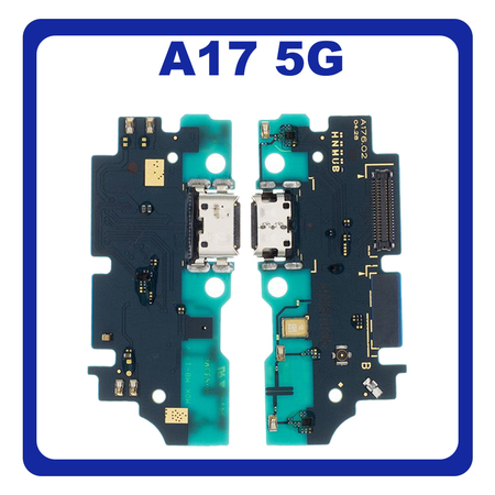 Γνήσια Original Samsung Galaxy A17 5G (SM-A176B, SM-A176B/DS) USB Type-C Charging Dock Connector Flex Sub Board, Καλωδιοταινία Υπό Πλακέτα Φόρτισης + Microphone Μικρόφωνο GH96-20346A (Service Pack By Samsung)