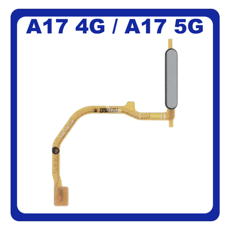 Γνήσια Original Samsung Galaxy A17 5G (SM-A176B, SM-A176B/DS) Fingerprint Sensor Flex Αισθητήρας Δαχτυλικού Αποτυπώματος Gray Γκρι GH96-20406B (Service Pack By Samsung)