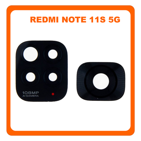 Γνήσια Original Xiaomi Redmi Note 11S 5G (22031116BG), Poco M4 Pro 5G (21091116AG, MZB0BGVIN), Rear Back Camera Glass Lens Πίσω Τζαμάκι Κάμερας (Service Pack By Xiaomi)