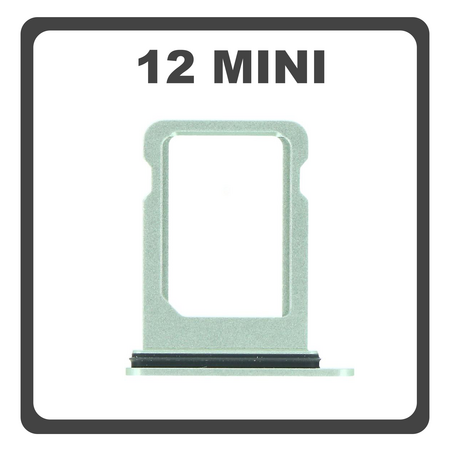 Original for Apple iPhone 12 Mini , iPhone12 Mini (A2399, A2176, A2398, A2400, A2399) SIM Card Tray Green Πράσινο Pulled
