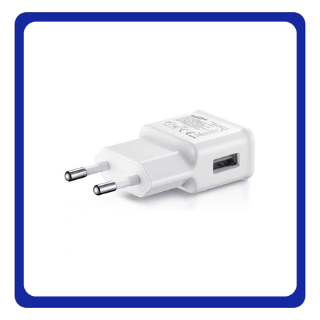 Γνήσια Original Samsung Travel Charger Φορτιστής Ταξιδιού Χωρίς Καλώδιο με Θύρα USB-A White Άσπρο (EP-TA50EWE)