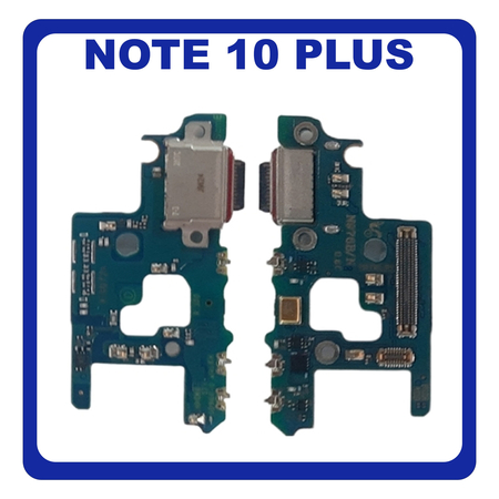 HQ OEM Συμβατό Με Samsung Galaxy Note 10+, Galaxy Note 10 Plus (SM-N975F, SM-N975U) USB Type-C Charging Dock Connector Flex Sub Board, Καλωδιοταινία Υπό Πλακέτα Φόρτισης + Microphone Μικρόφωνο (Premium A+​)