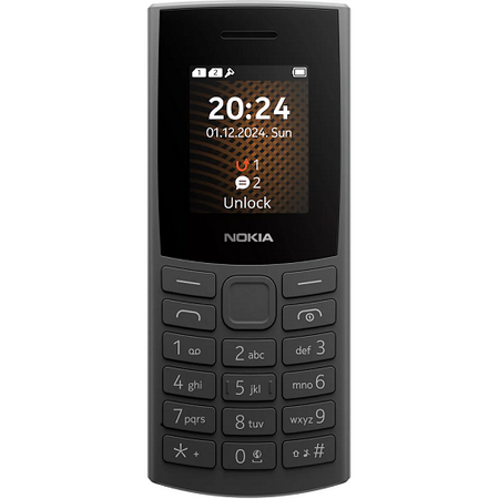 Nokia 105 4g ta-1691 ds Charcoal με Ελληνικο Μενου eu