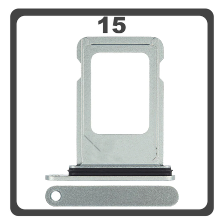 Original for iPhone 15, iPhone15 (A3090, A2846) SIM Card Tray Θήκη Κάρτας Sim Green Πράσινο