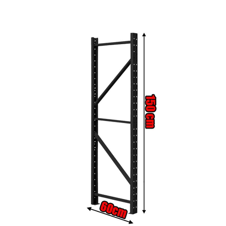 Κολώνα Βαρέως Τύπου 150x60 Μαύρο