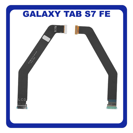 Γνήσια Original Samsung Galaxy Tab S7 FE (SM-T730, SM-T733) Main LCD Flex Cable Καλωδιοταινία Οθόνης GH59-15464A (Service Pack By Samsung)