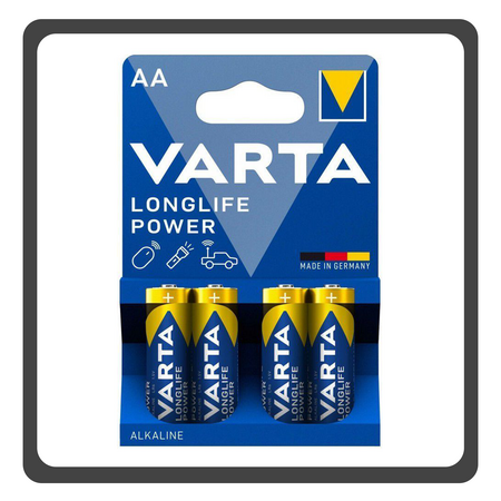 VARTA Longlife Power AA 1.5V αλκαλικές μπαταρίες 4 τμχ 4008496559435