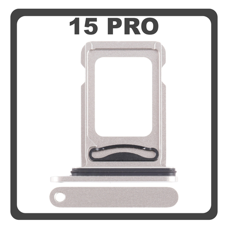 Original for iPhone 15 Pro (A2848, A3101) SIM Card Tray White