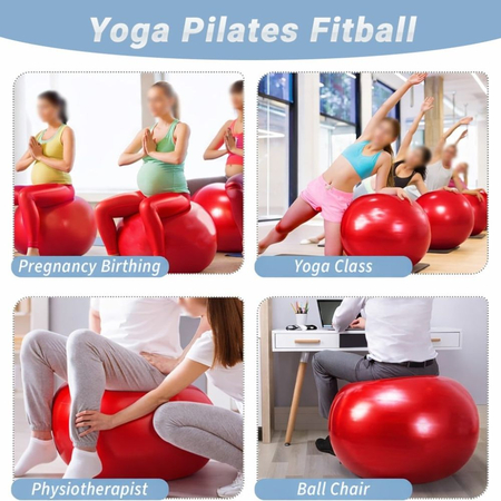 Μπάλα Pilates Fitball 65cm red