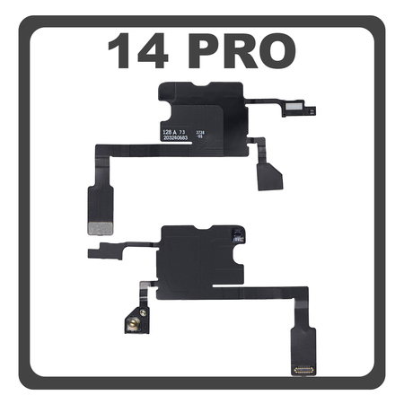 Γνήσια Original For iPhone 14 Pro, iPhone 14 Pro (A2890, A2650), Proximity Sensor Flex Cable Καλωδιοταινία Αισθητήρας Εγγύτητας + Microphone Μικρόφωνο Pulled