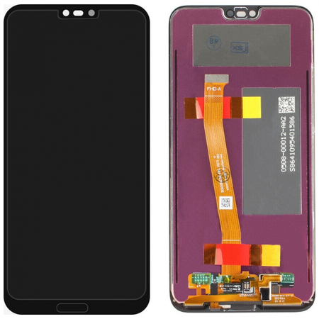 OEM HQ Huawei Honor 10 COL-AL10 COL-L29 5.8" Lcd Screen Display Οθόνη + Touch Screen Digitizer Μηχανισμός Αφής Black with Fingerprint (Grade AAA+++)
