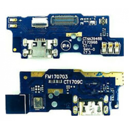 HQ OEM Meizu M5C M710H Καλωδιοταινία Φόρτισης SUB Usb Plug Charging Board (Charging Dock Flex) + Mic Μικρόφωνο