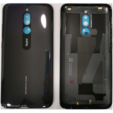 Γνήσιο Original Xiaomi Redmi 8, Redmi8, Back Rear Battery Cover Καπάκι Κάλυμμα Μπαταρίας Onyx Black (Service Pack By Xiaomi)