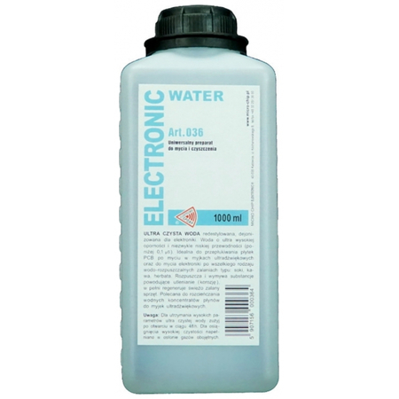 Electronic water 1000ml Ηλεκτρονικό Νερό για Υπέρηχο καθαρισμό PCB πλακετών