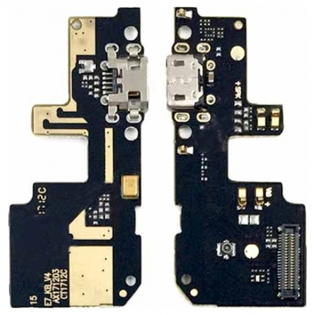 HQ OEM Xiaomi Redmi 5 Plus, Redmi5 Plus, Καλωδιοταινία Φόρτισης SUB Usb Plug Charging Board (Charging Dock Flex) + Mic Μικρόφωνο