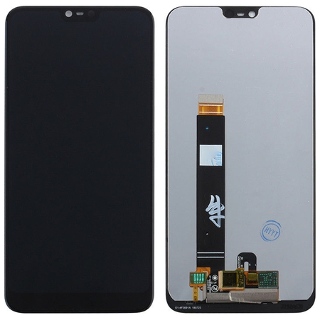 OEM HQ Nokia 7,1 (TA-1100, TA-1097, TA-1085, TA-1095, TA-1096) LCD Display Screen Οθόνη + Touch Screen Digitizer Μηχανισμός Αφής Black