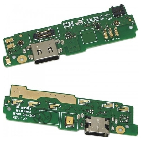 Γνήσιο Original Sony Xperia XA1 Ultra G3221 G3212 G3226 Καλωδιοταινία Φόρτισης SUB Usb Plug Charging Board (Charging Dock Flex) 78PB3600010,78PB3600030,78PB4100010