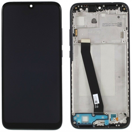Γνήσιο Original Xiaomi Redmi 7, Redmi7 IPS LCD​ Screen Display Οθόνη + Touch Screen Digitizer Μηχανισμός Αφής + Frame Πλαίσιο Σασί  Black Μαύρο 560610115033 560610096033 (Service Pack By Xiaomi)​