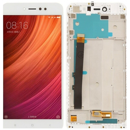 Γνήσιο Original Xiaomi Redmi Note 5A Prime Lcd Display Screen Οθόνη + Touch Screen Digitizer Μηχανισμός Αφής+ Frame Πλαίσιο White
