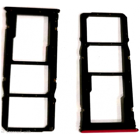 Γνήσιο Original Xiaomi Redmi 7 Sim Card Tray Θήκη κάρτας Red