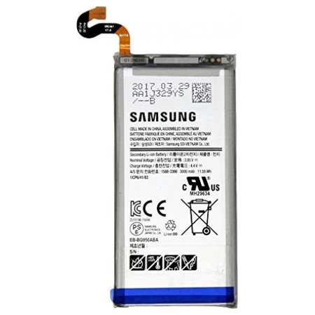 Γνήσια Original Samsung GALAXY S8 SM-G950 G950 G950F Battery Μπαταρία EB-BG950ABE 3000MAH 3.85V Li-Ion GH82-14642A Service Pack By Samsung